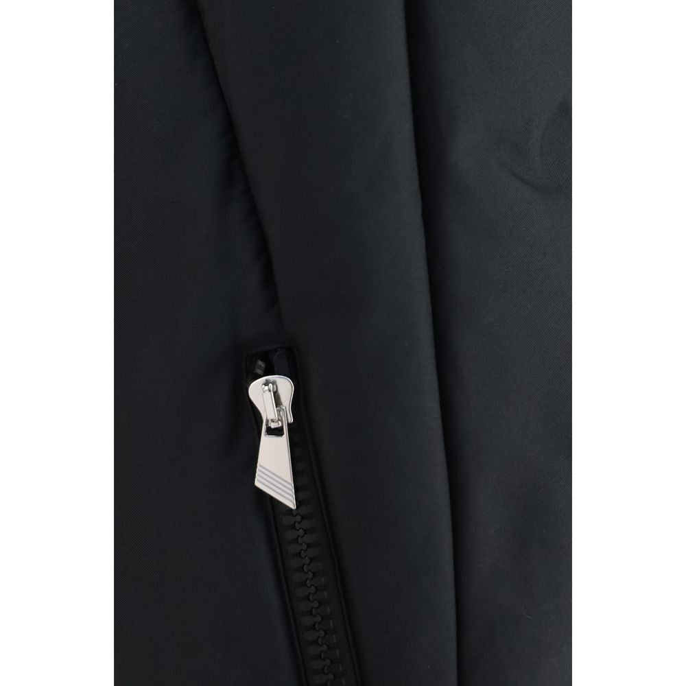 La veste longue en coton noir The Attico