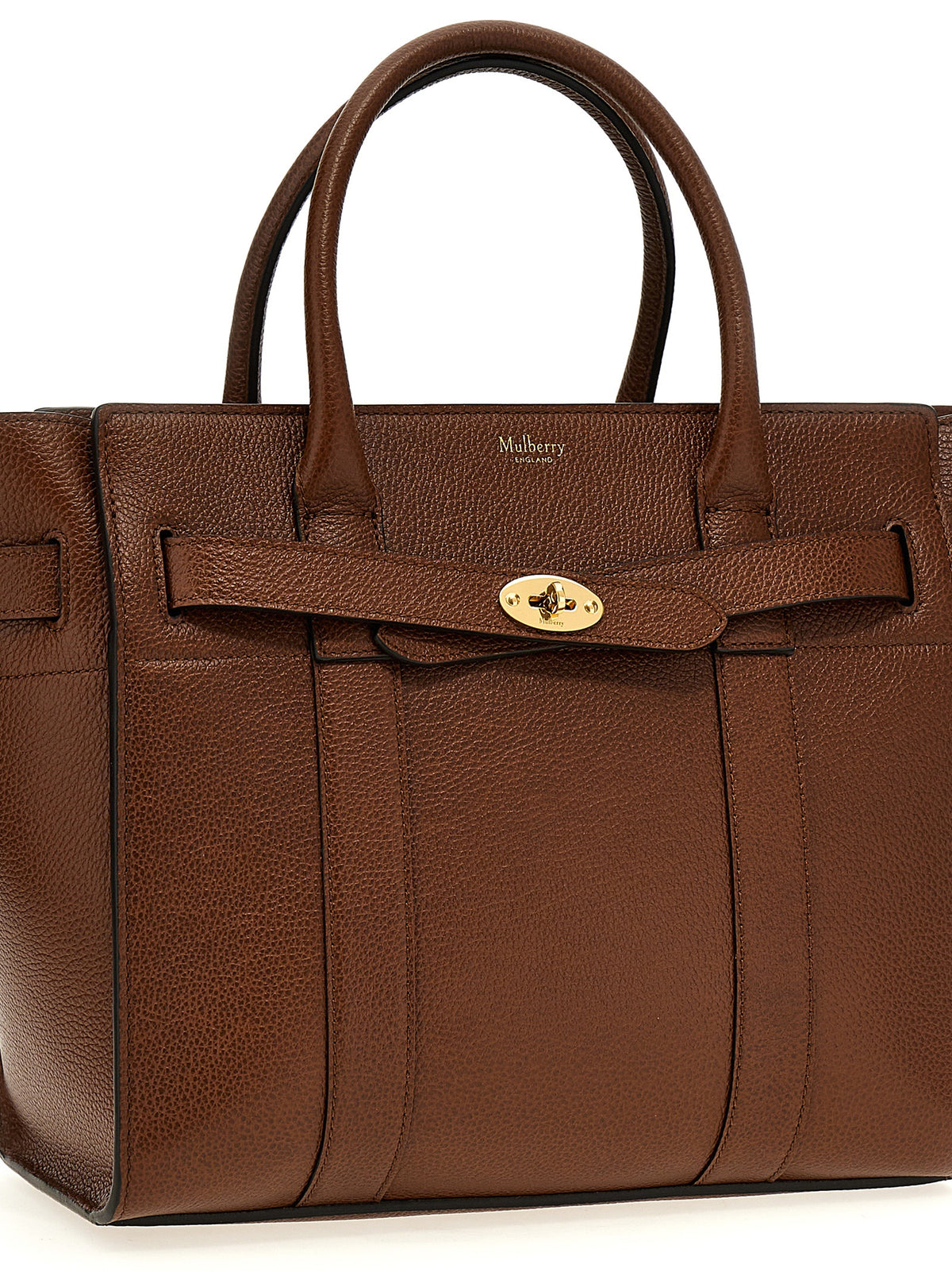 Sac cabas Mulberry en cuir de vachette marron