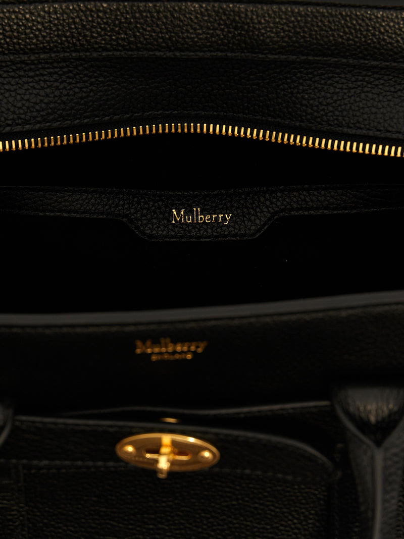 Mulberry Black Calfskin Tote Bag