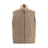 Veste sans manches Herno en polyester beige