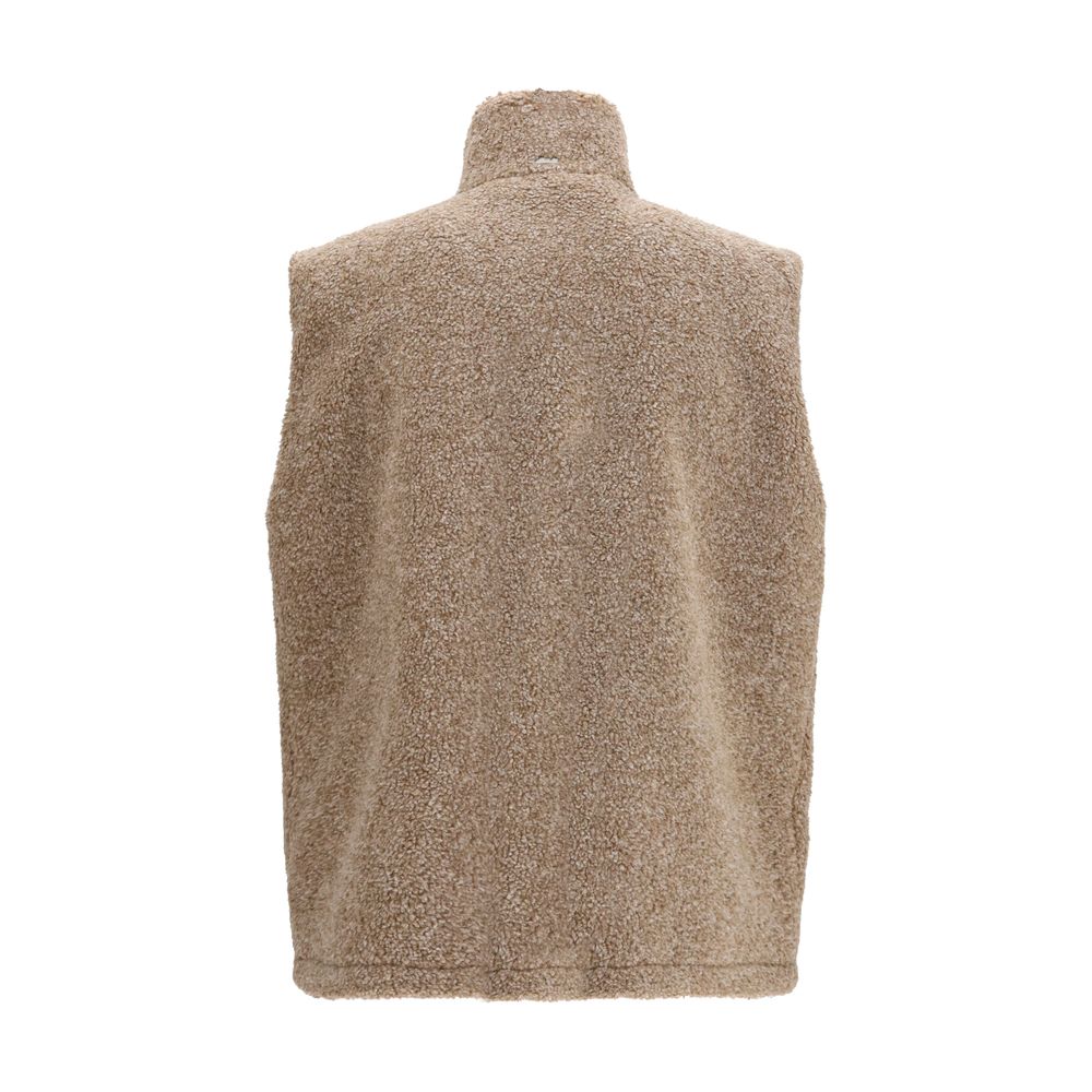 Veste sans manches Herno en polyester beige