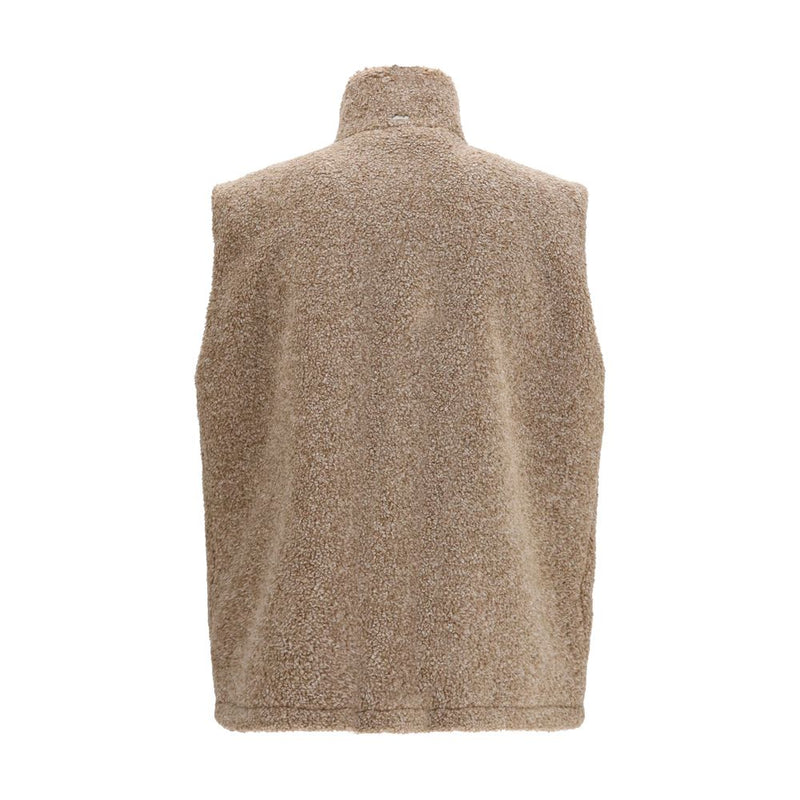 Herno Beige Polyester Sleeveless Jacket