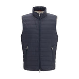 Veste sans manches Brunello Cucinelli en polyester bleu