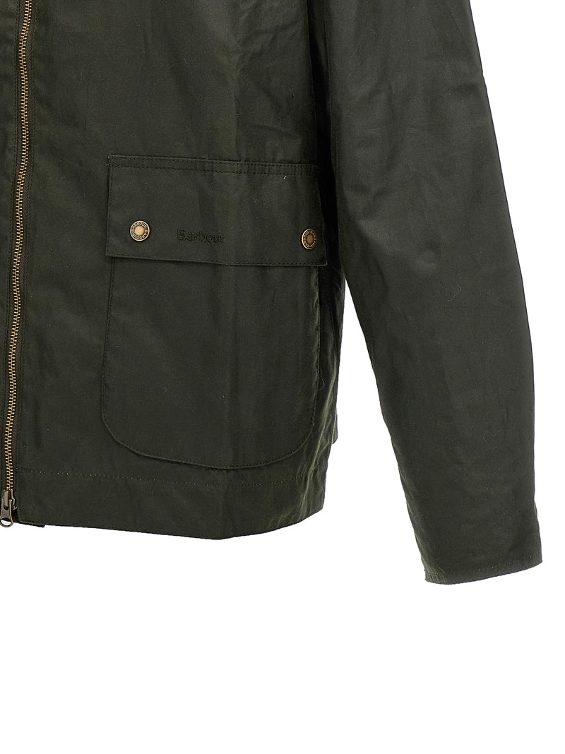 Barbour Bicolor Cotton Full-Length Jacket