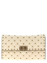 Sac bandoulière Valentino Garavani en cuir d'agneau blanc