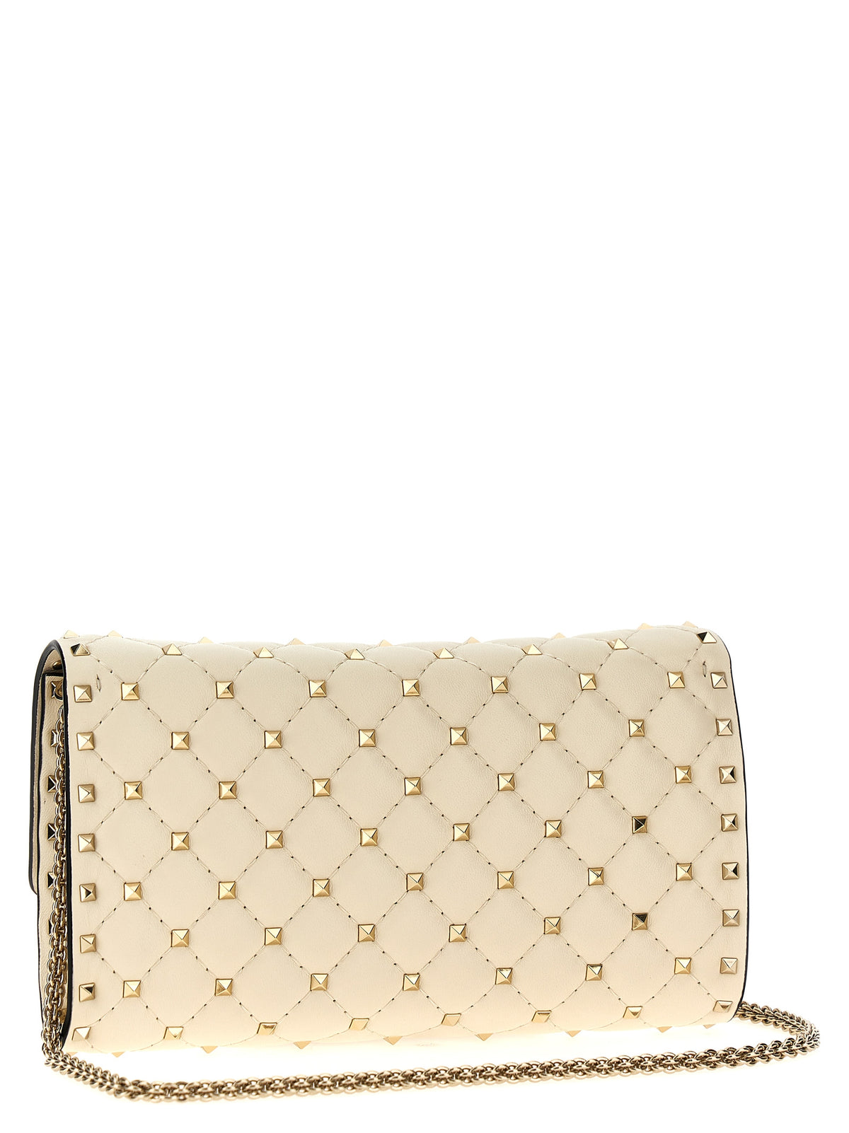 Sac bandoulière Valentino Garavani en cuir d'agneau blanc