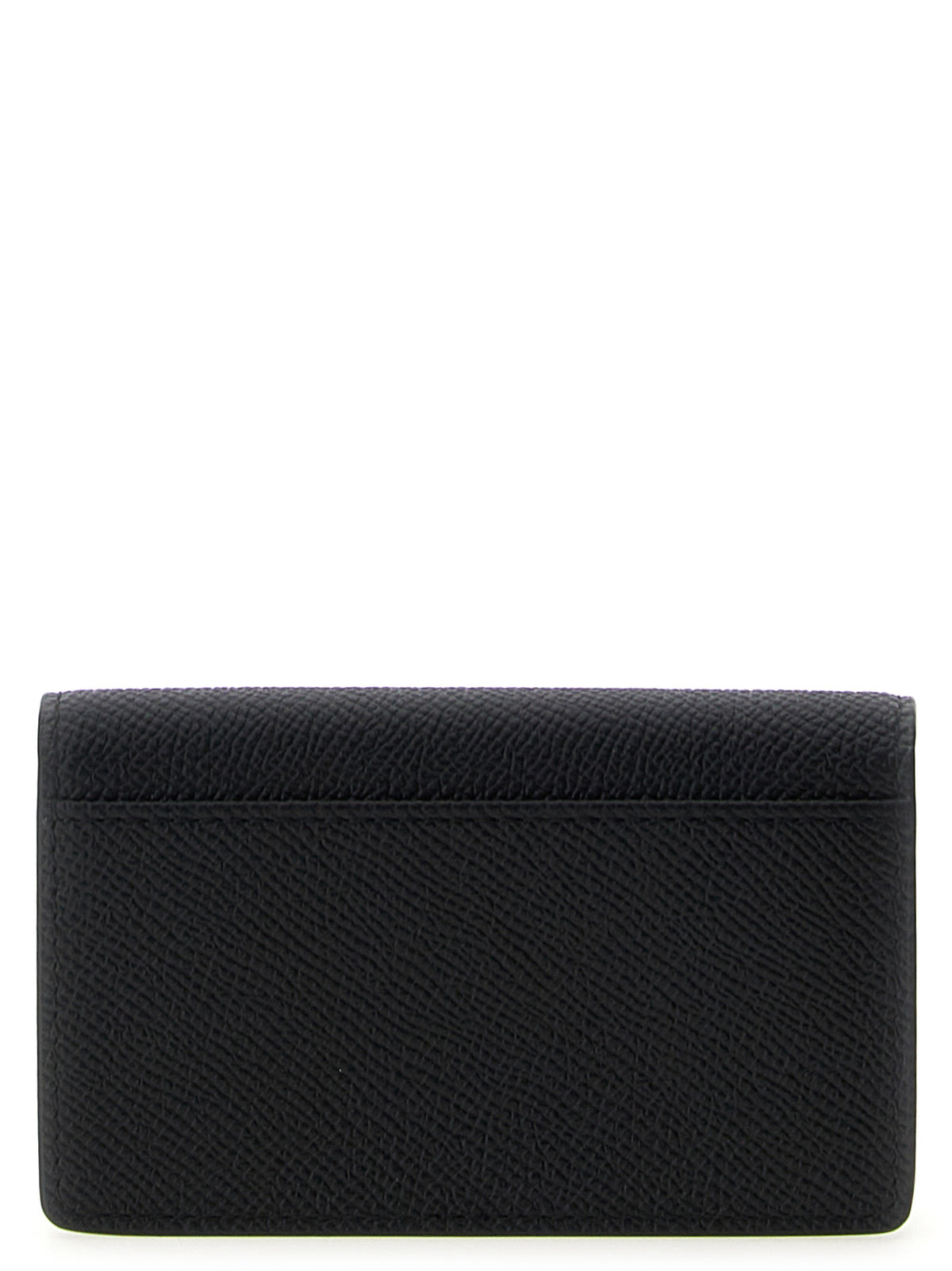 Porte-cartes en cuir de veau noir Maison Margiela