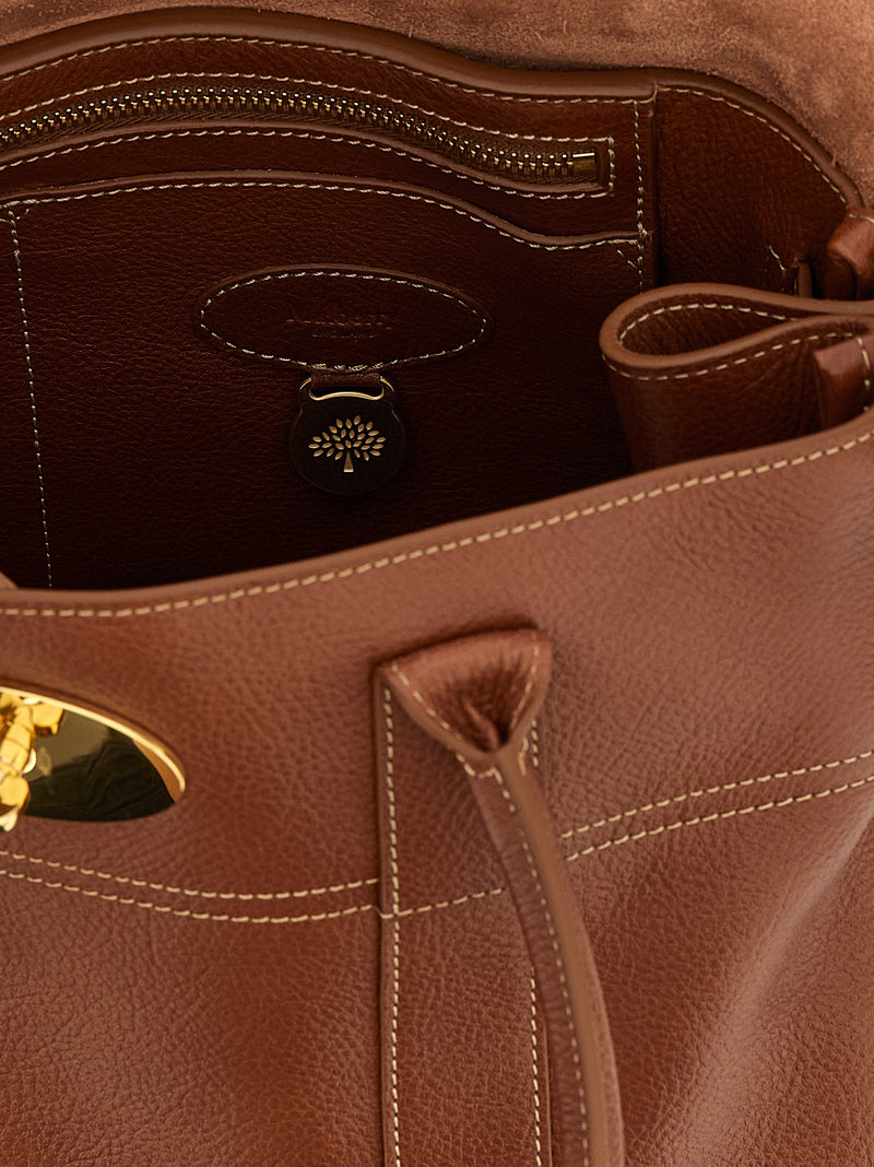 Mulberry Brown Calfskin Shoulder Bag