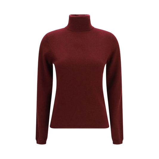 Allude Bordeaux Cashmere Turtleneck