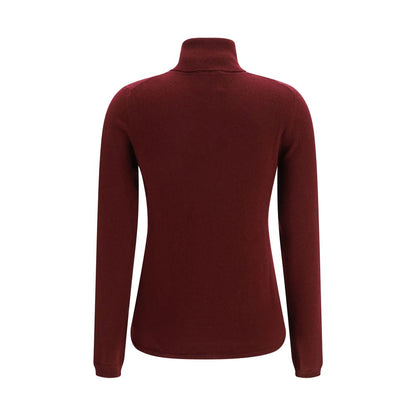 Allude Bordeaux Cashmere Turtleneck