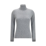 Col roulé en cachemire gris Allude