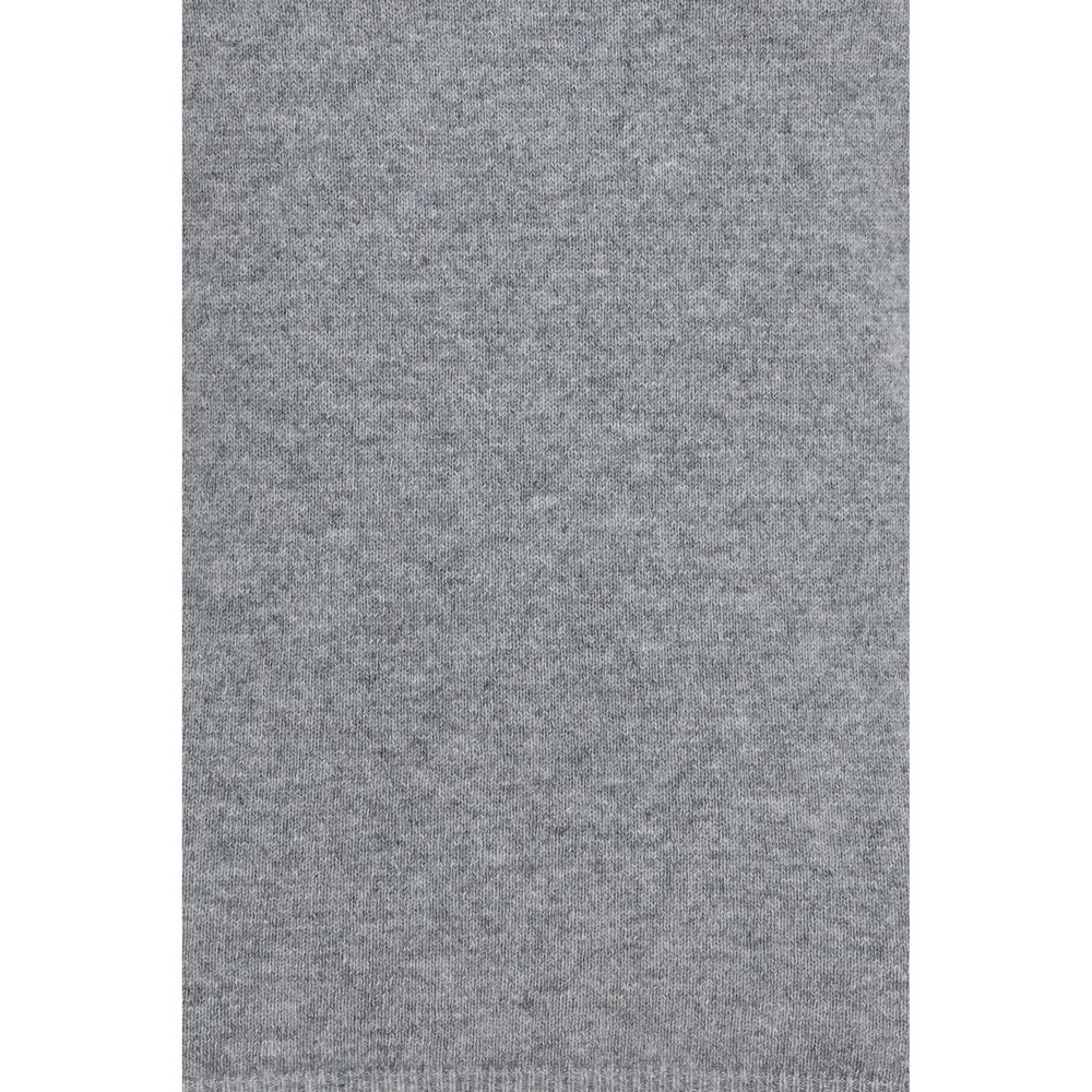 Col roulé en cachemire gris Allude