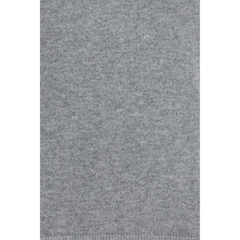 Allude Gray Cashmere Turtleneck