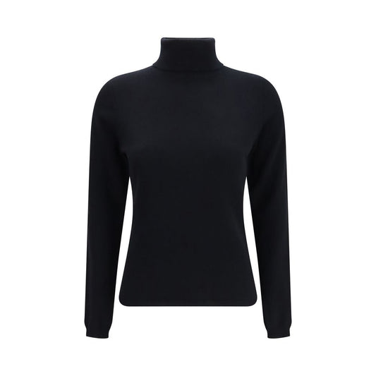 Allude Blue Cashmere Turtleneck
