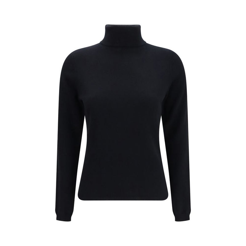 Allude Blue Cashmere Turtleneck