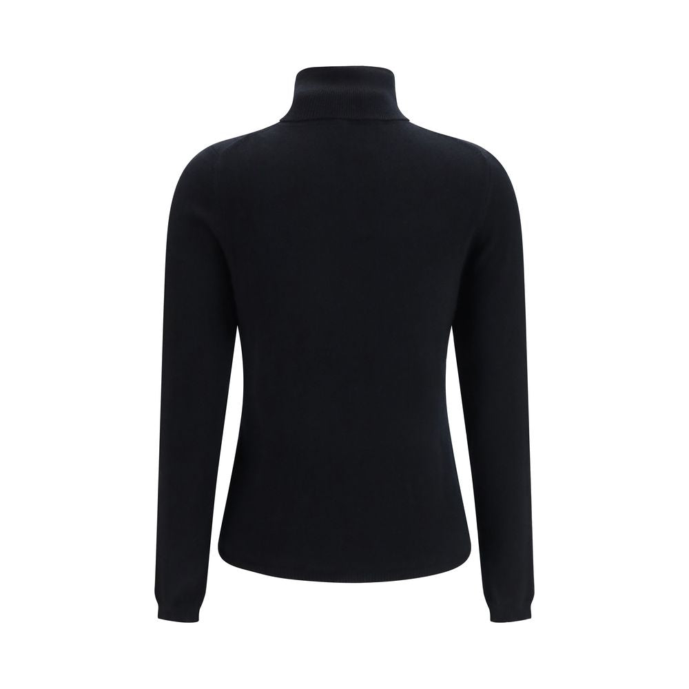 Col roulé en cachemire bleu Allude