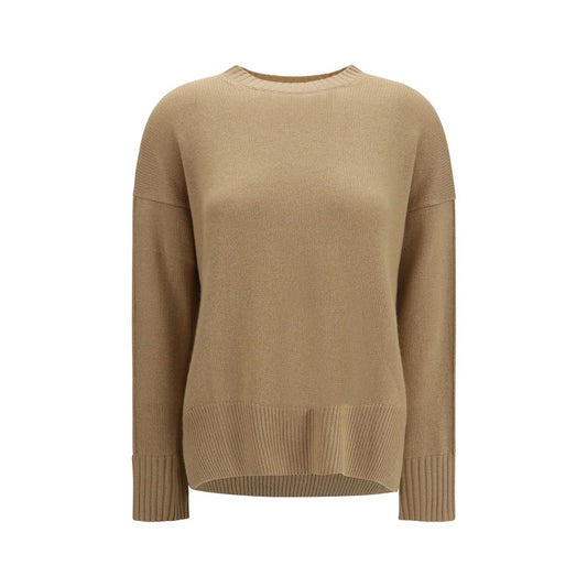 Allude Beige Cashmere Sweatshirt