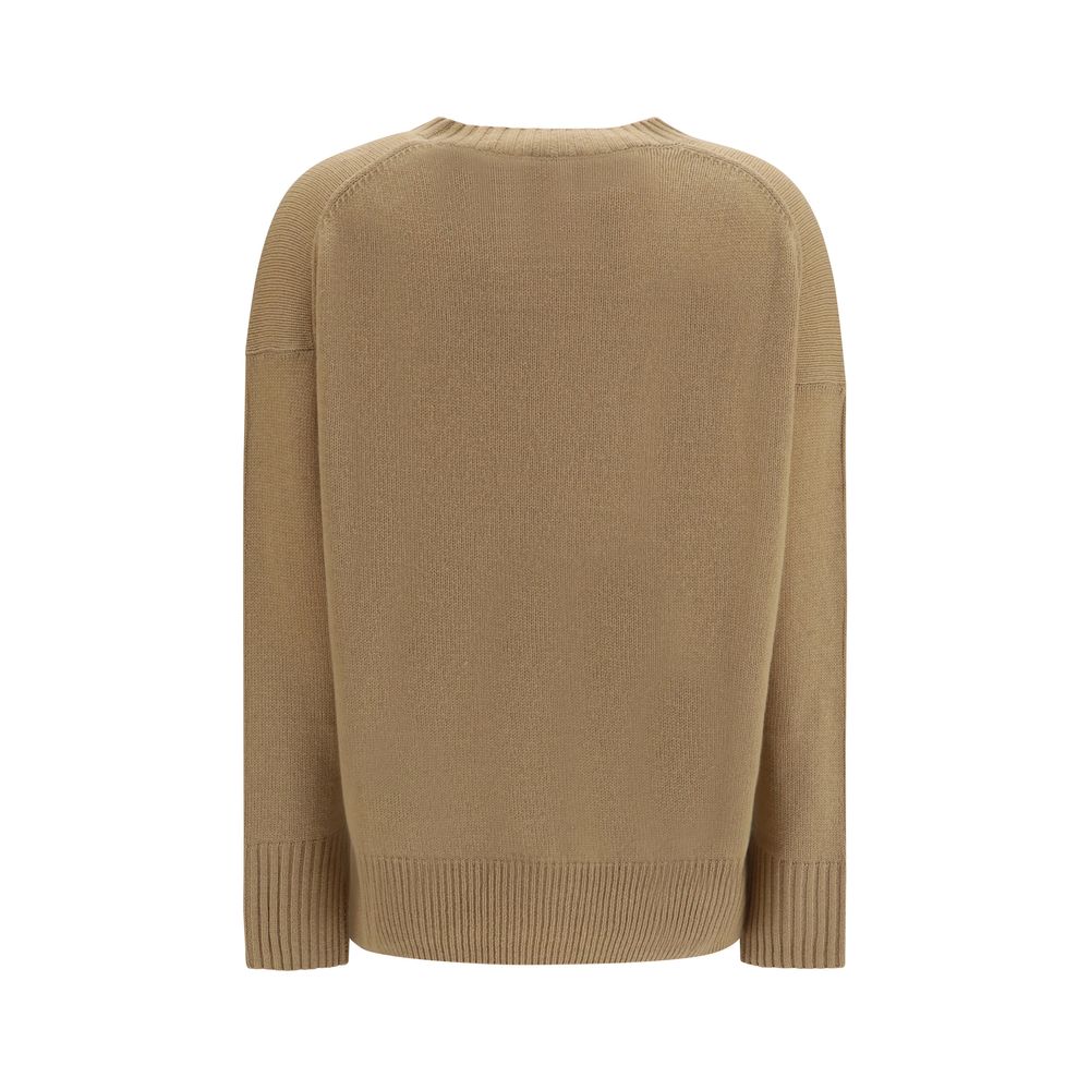 Allude Beige Pull en cachemire
