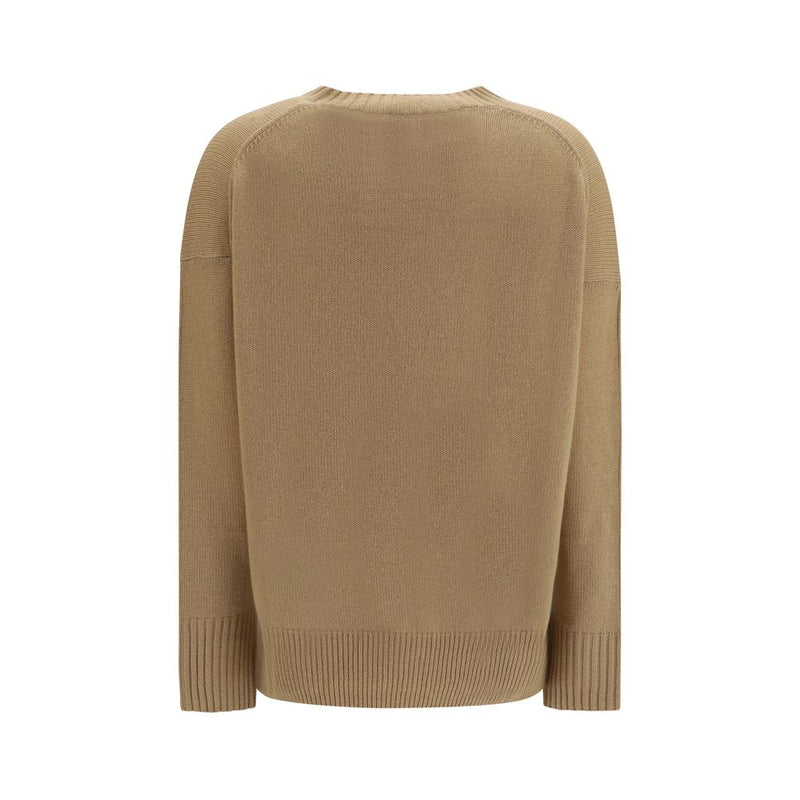 Allude Beige Cashmere Sweatshirt