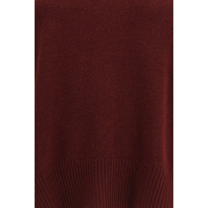 Allude Bordeaux Cashmere Sweatshirt