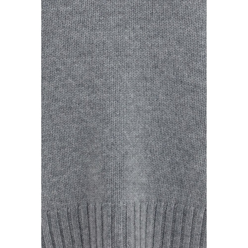 Allude Gray Cashmere Turtleneck