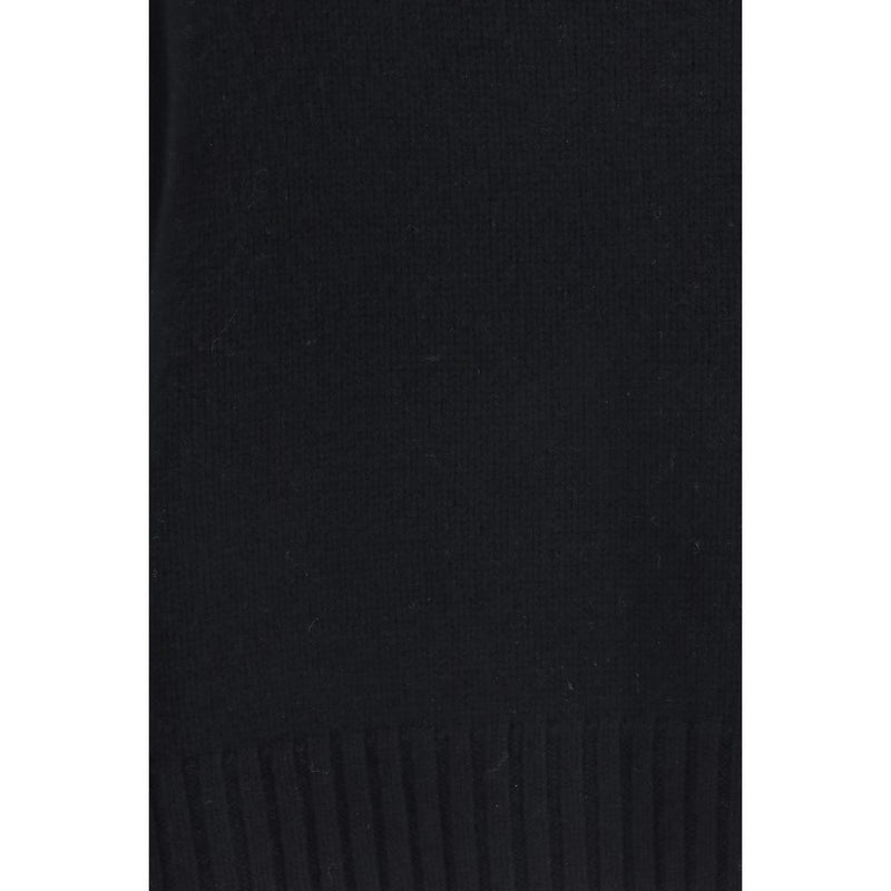 Allude Black Cashmere Turtleneck
