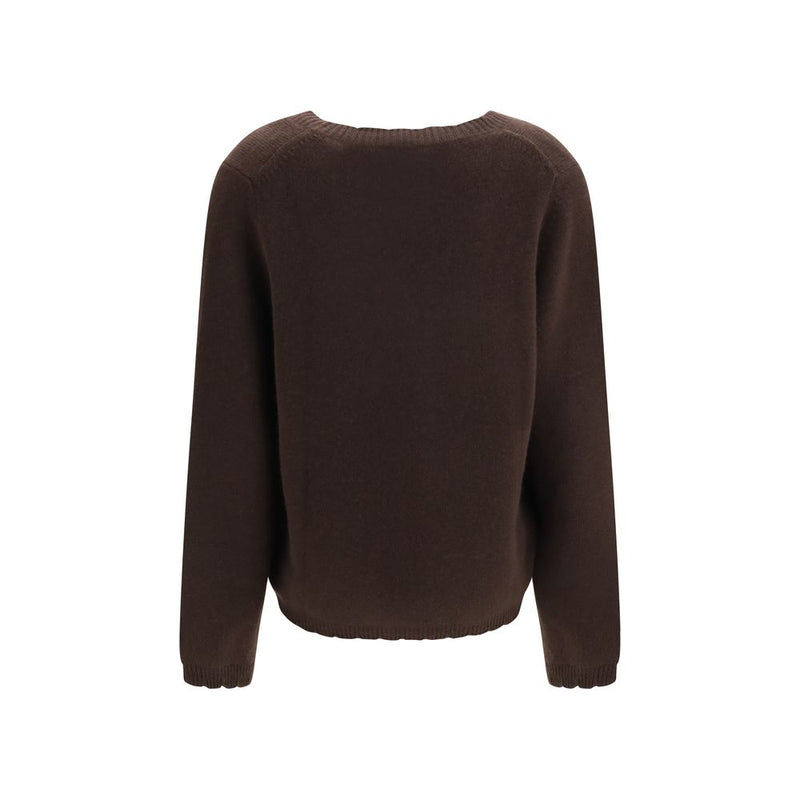 Allude Brown Cashmere Sweater