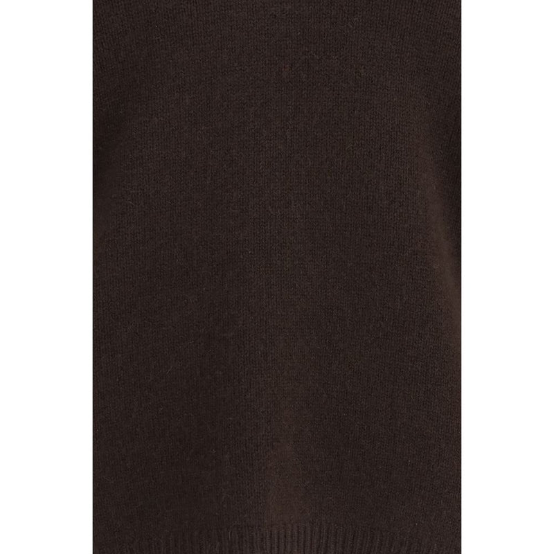 Allude Brown Cashmere Sweater