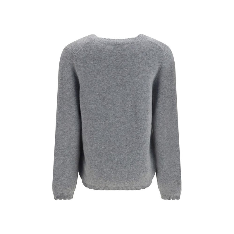Allude Gray Cashmere Sweater