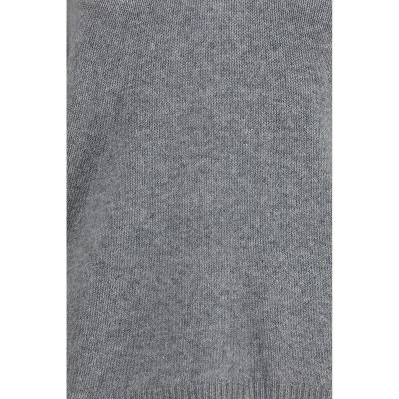 Allude Gray Cashmere Sweater