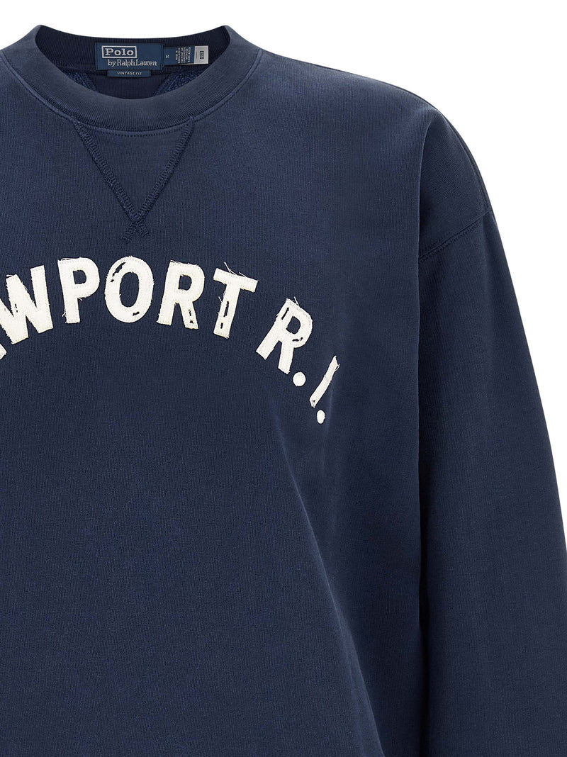 Polo Ralph Lauren Blue Cotton Sweatshirt