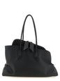 The Attico Black Bovine Leather Shoulder Bag