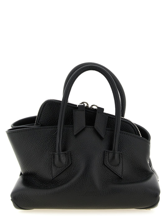 The Attico Black Bovine Leather Handbag
