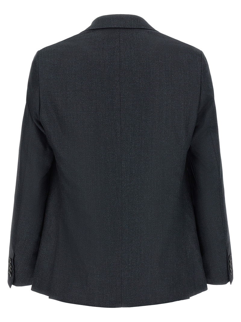 Pal Zileri Gray Polyester Two-Piece Suit