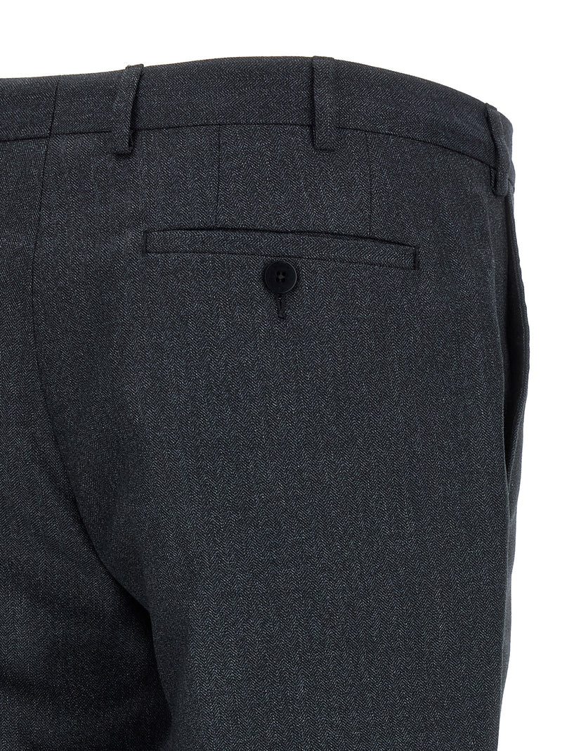 Pal Zileri Gray Polyester Two-Piece Suit