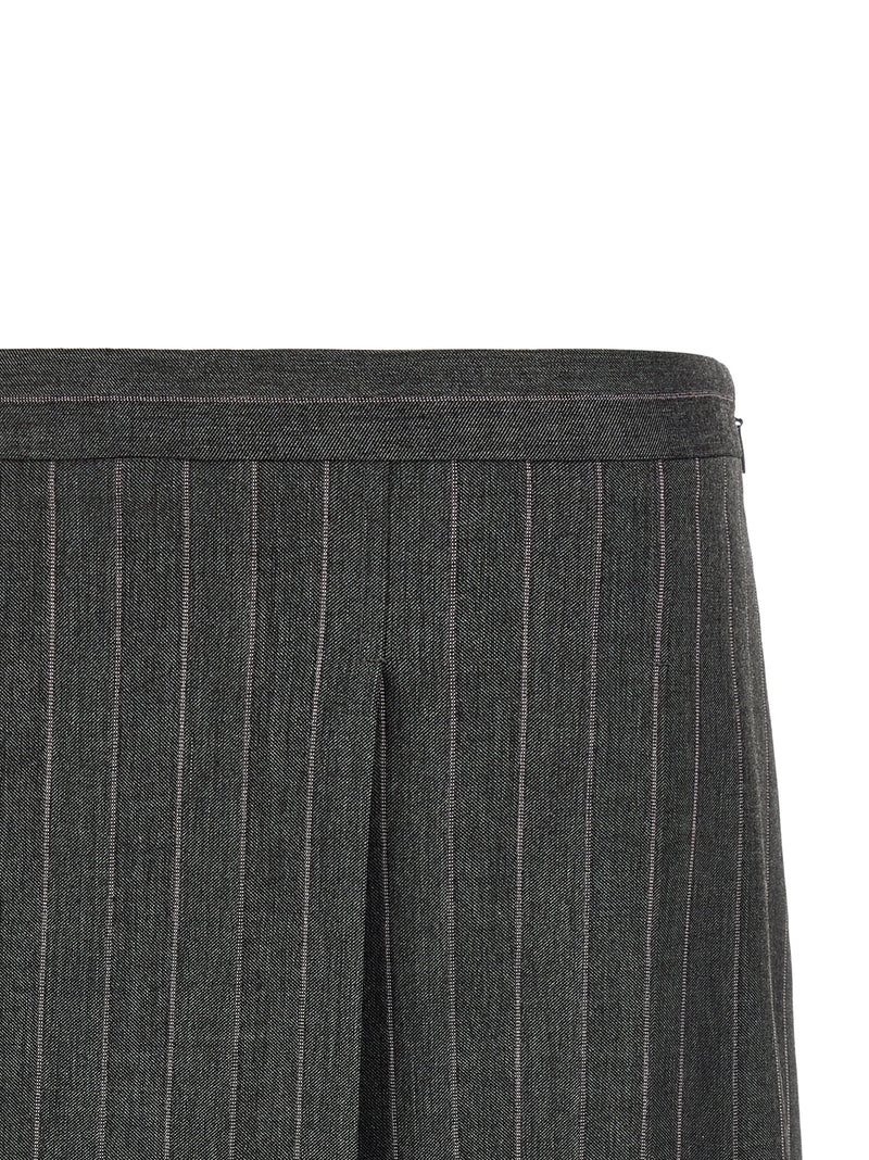 PINKO Gray Polyester Long Skirt