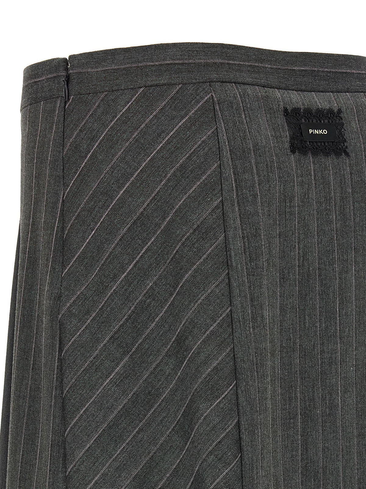 Jupe longue PINKO en polyester gris