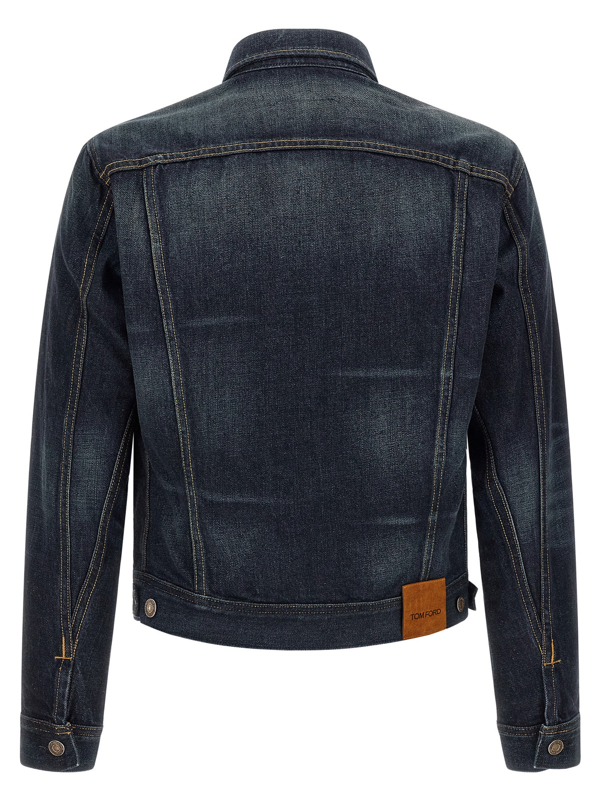 Veste en jean en coton bleu Tom Ford