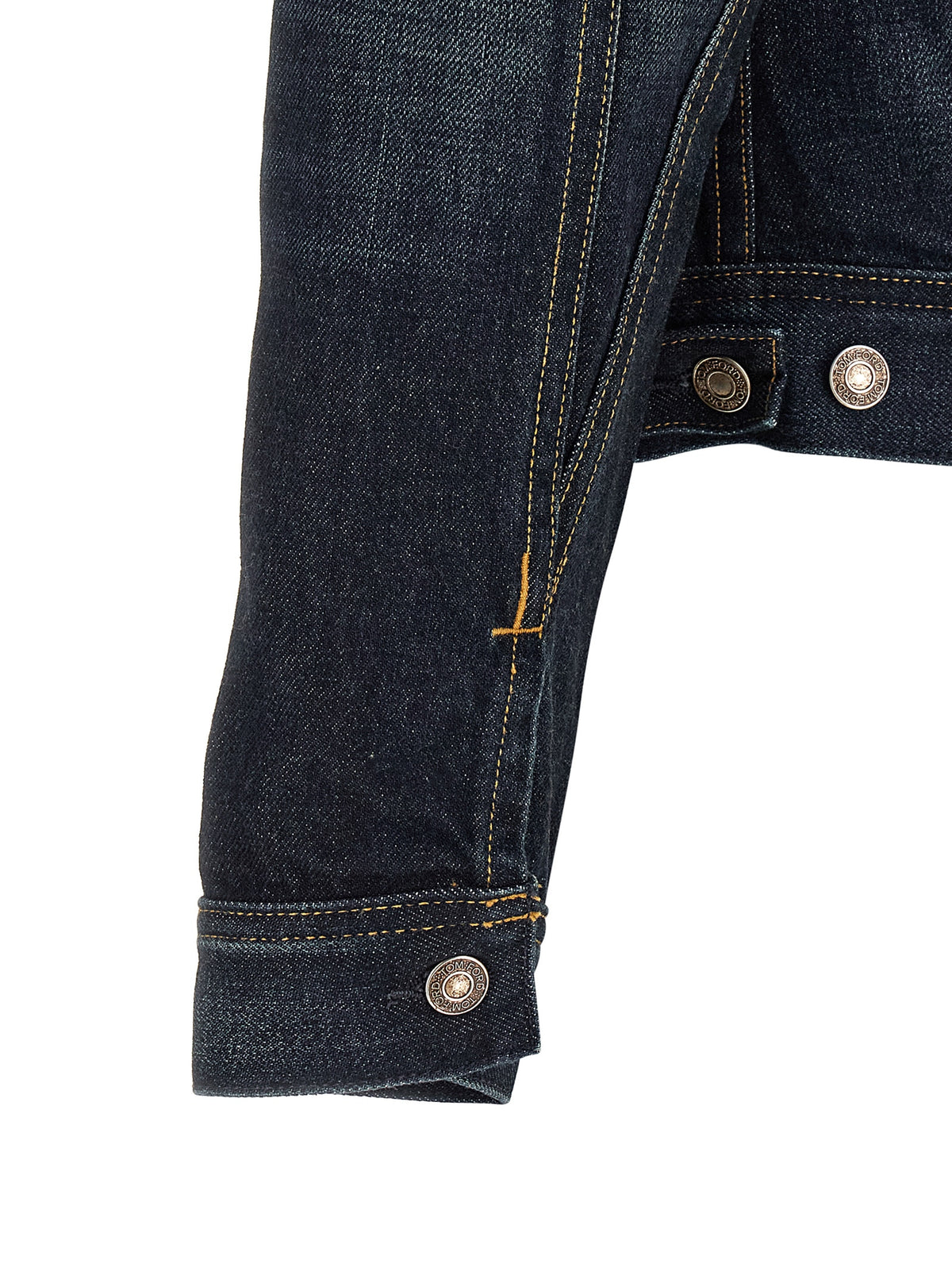 Veste en jean en coton bleu Tom Ford