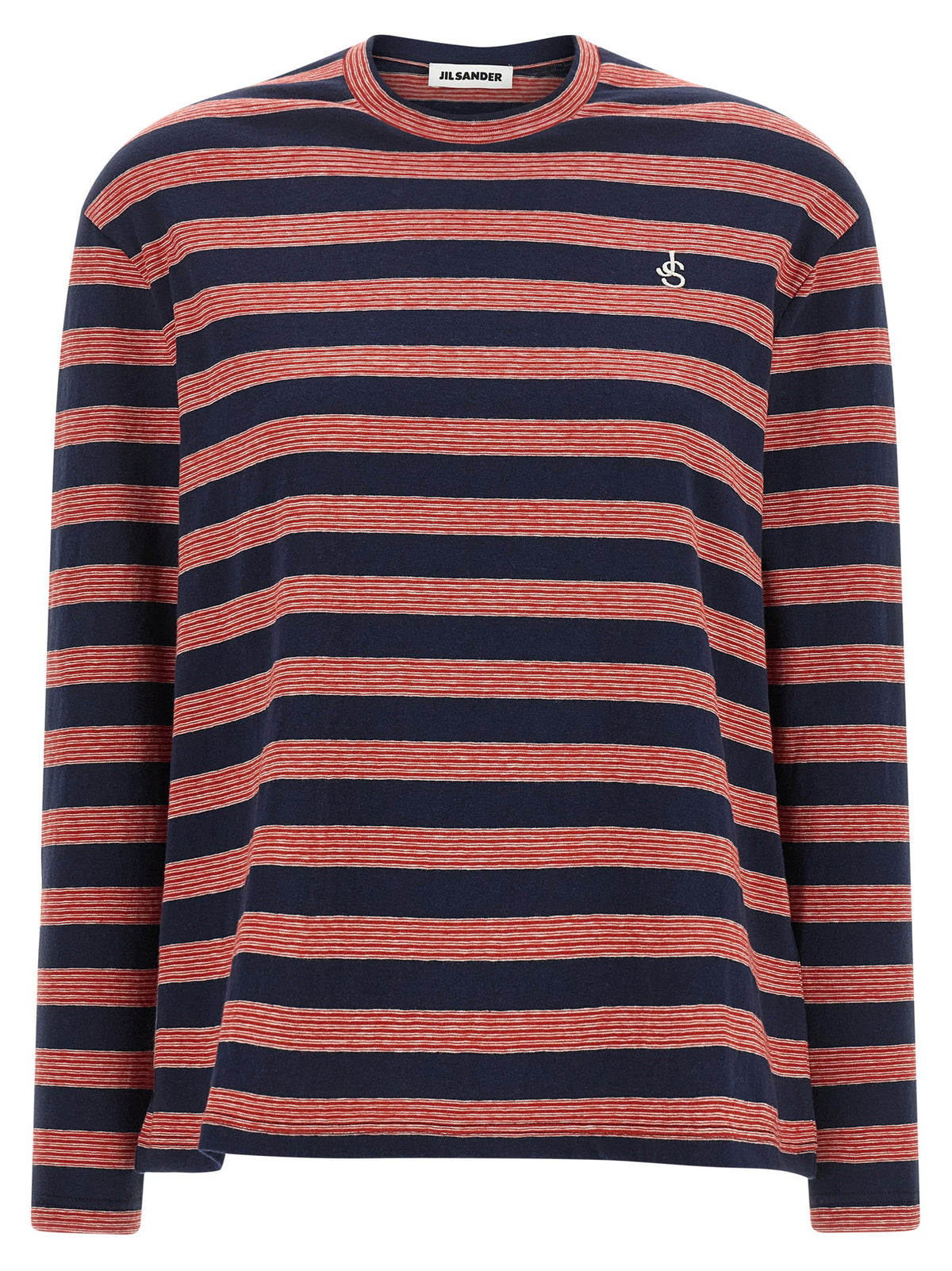 T-shirt Jil Sander en coton multicolore à manches longues