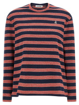 T-shirt Jil Sander en coton multicolore à manches longues