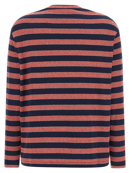 Jil Sander Multicolor Cotton Long Sleeve T-Shirt