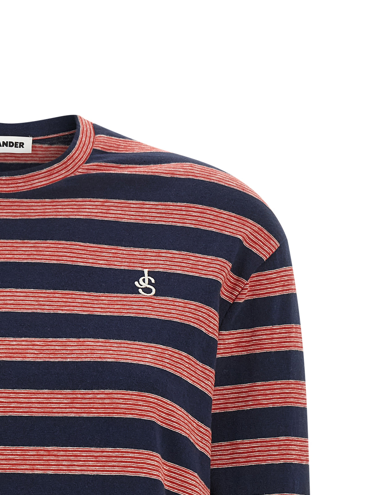 T-shirt Jil Sander en coton multicolore à manches longues