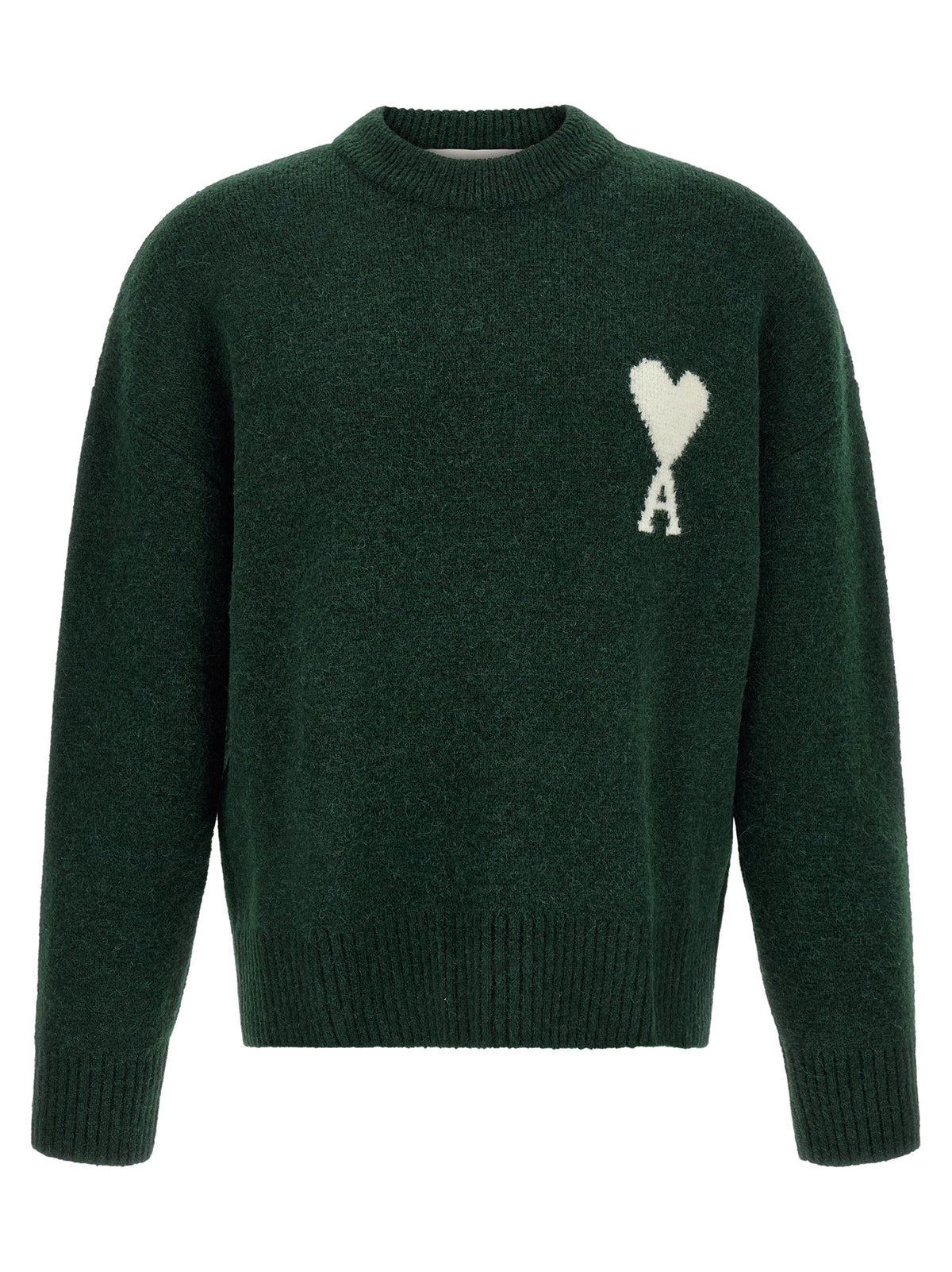 Cardigan Ami Paris bicolore en cuir d'alpaga