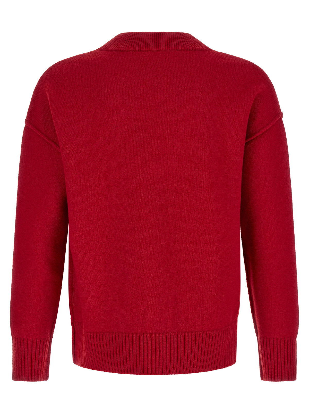 Ami Paris Multicolor Wool Cardigan