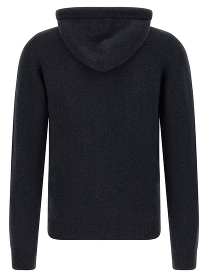 Roberto Collina Blue Wool Cardigan