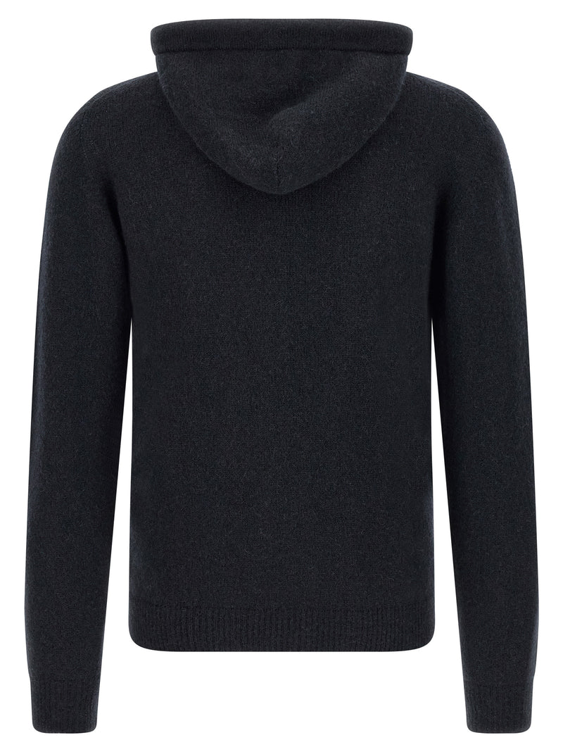 Roberto Collina Blue Wool Cardigan