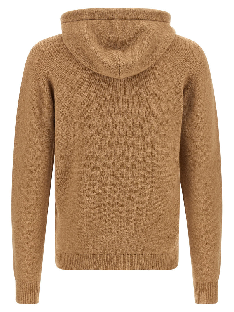 Roberto Collina Beige Wool Cardigan