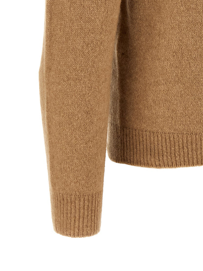 Roberto Collina Beige Wool Cardigan