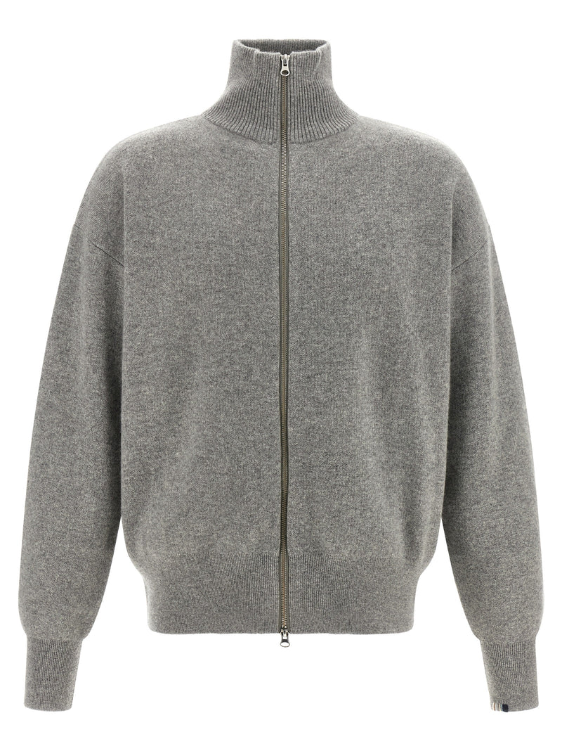 Extreme Cashmere Gray Cashmere Cardigan